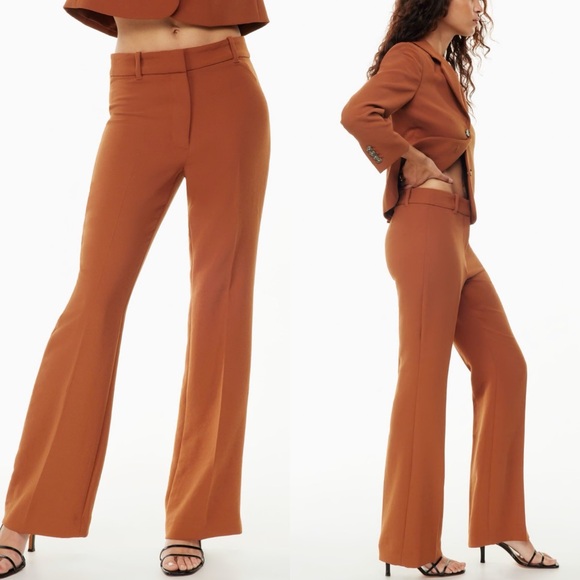 Aritzia Pants - Aritzia Wilfred Cabaret Pant in Anise Brown